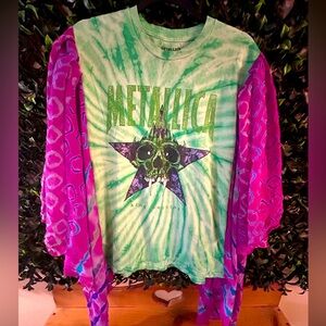 UPCYCLED one of a kind, METALLICA Music T Shirt